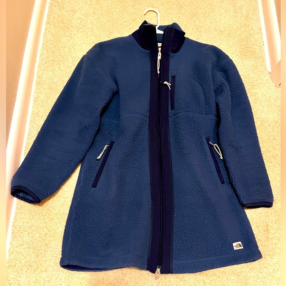 NORTH FACE Women’s Cragmont Coat, Size Medium, Shady Blue/Summit Navy Color, EUC - Picture 3 of 16